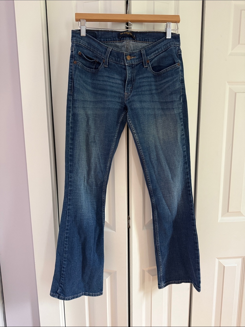 Levi's Dark Blue Flared Women's Jeans